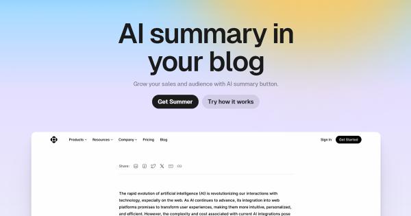 Summer AI AIMonstr Summer AI AIMonstr