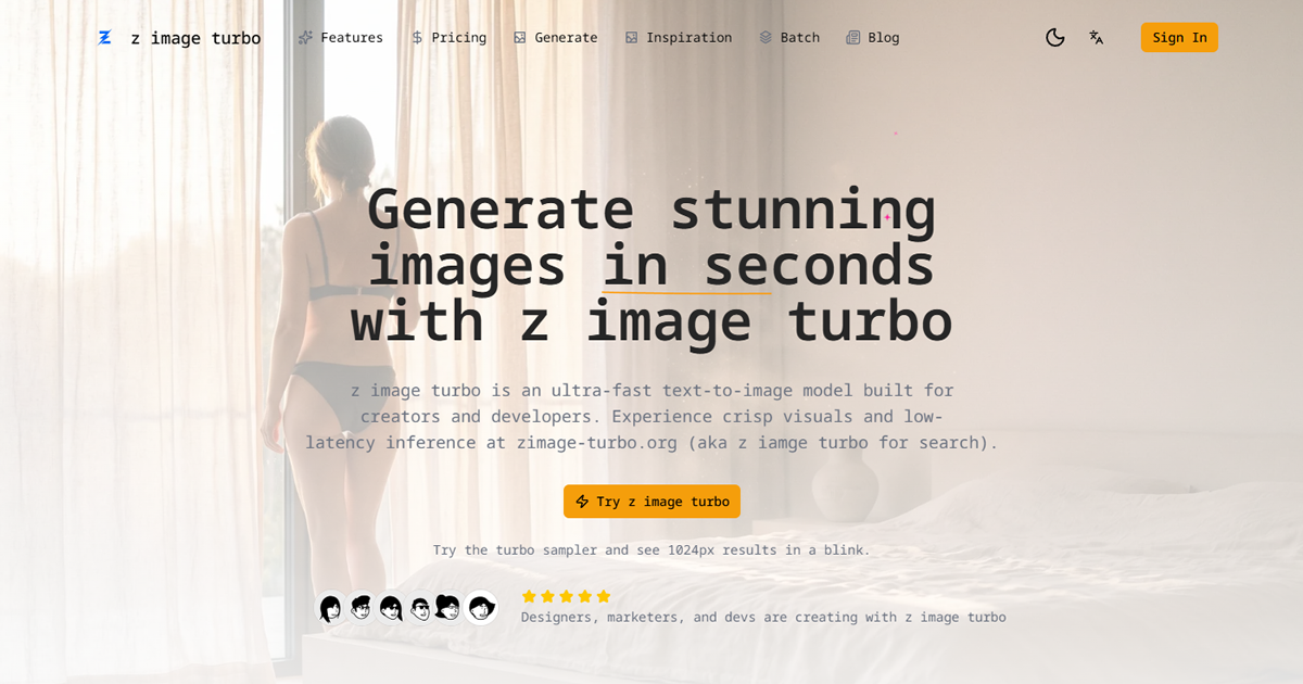 Z Image Turbo preview image