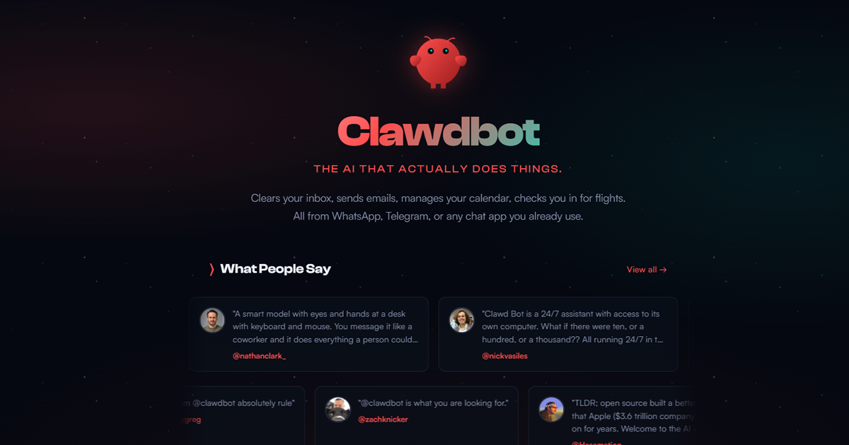 Clawdbot preview image