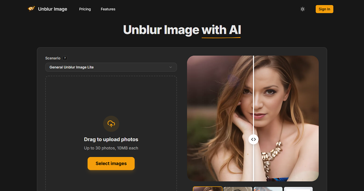 Unblur Image preview image