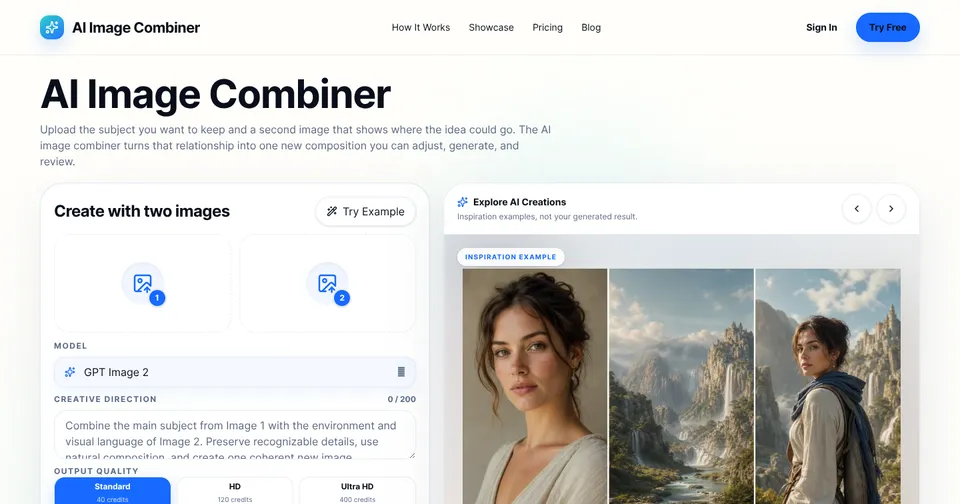 AI Image Combiner preview image